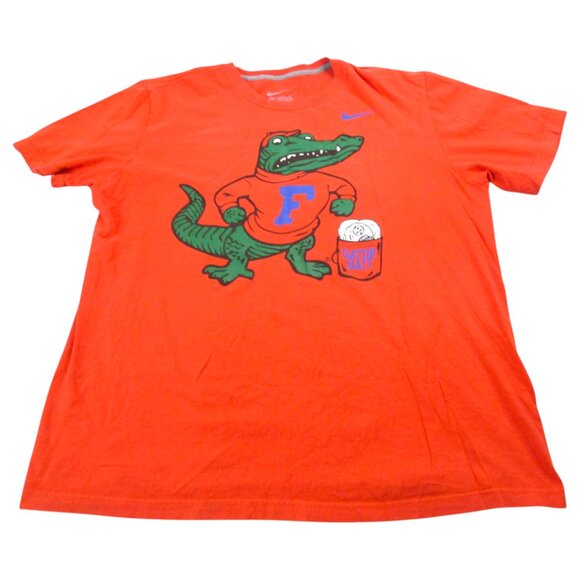 Florida Gators Shirt Mens XL Orange Nike NCAA Football Sports Short Sleeve Tee - Picture 1 of 9